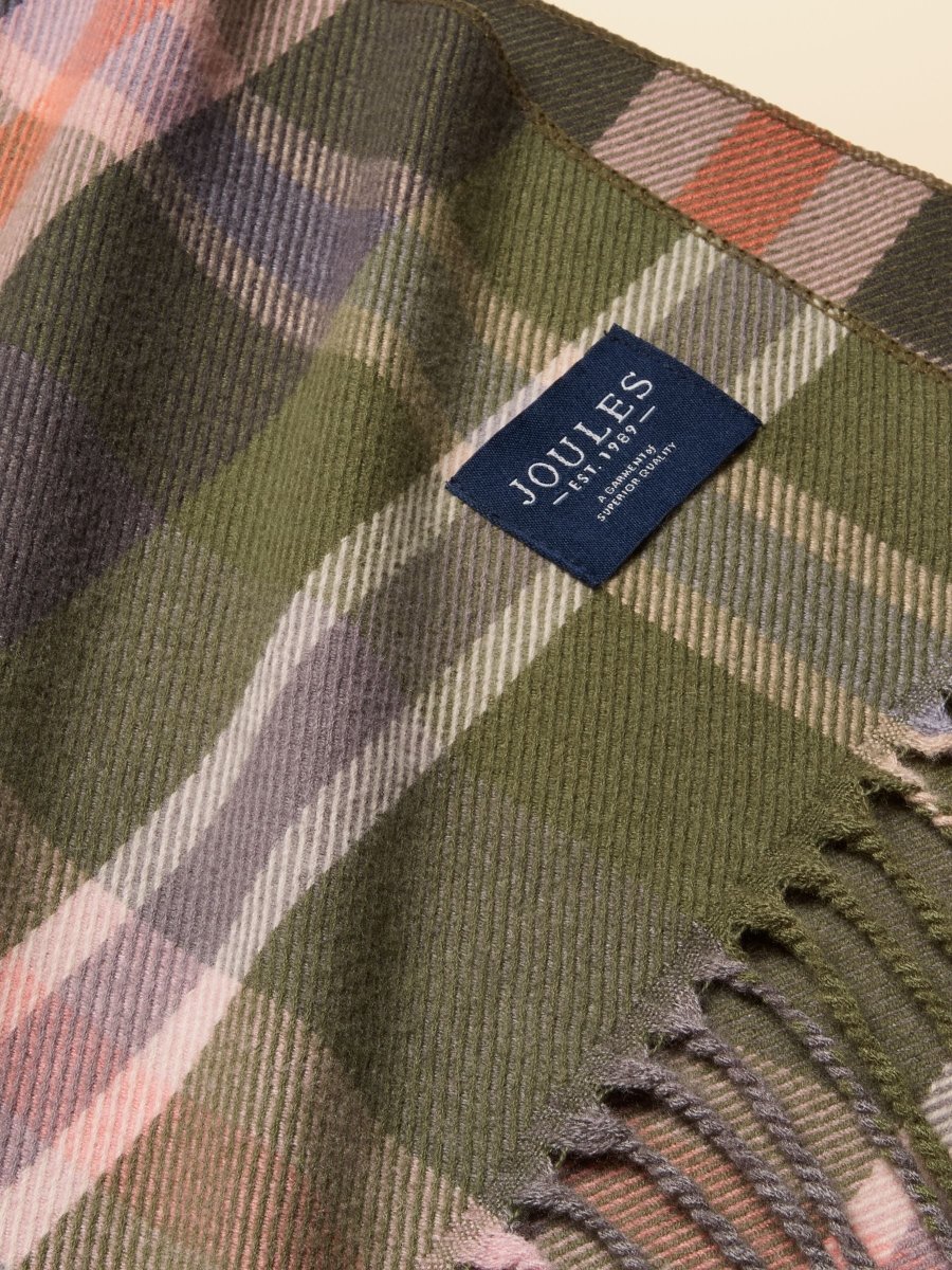 Langtree Green/Pink Large Unisex Scarf - RUTHERFORD & Co