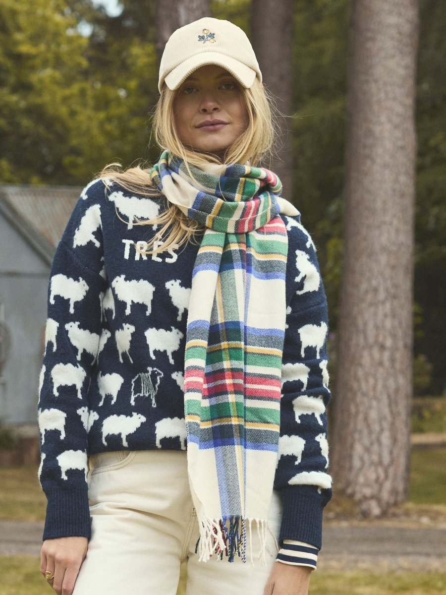Langtree Multi Bright Large Unisex Scarf - RUTHERFORD & Co