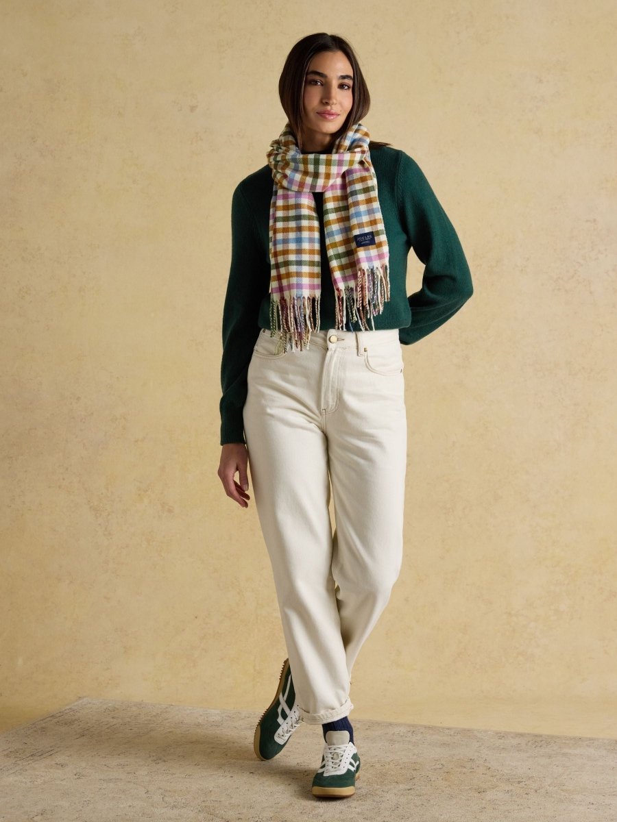 Langtree Multi Neutral Large Unisex Scarf - RUTHERFORD & Co