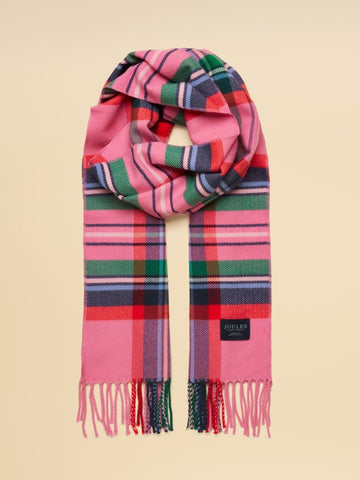 Langtree Pink & Green Check Scarf - RUTHERFORD & Co