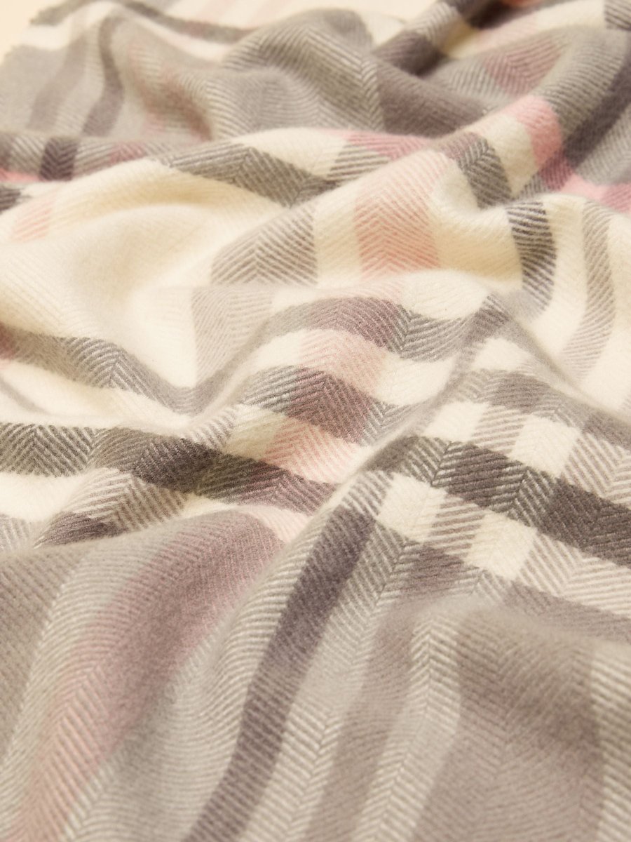 Langtree Pink/Grey Scarf - RUTHERFORD & Co