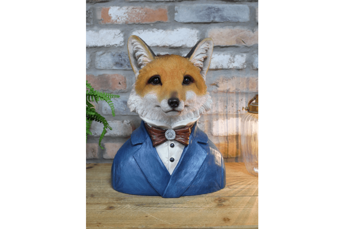Large Fox Bust - RUTHERFORD & Co