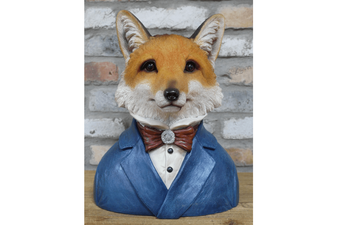 Large Fox Bust - RUTHERFORD & Co