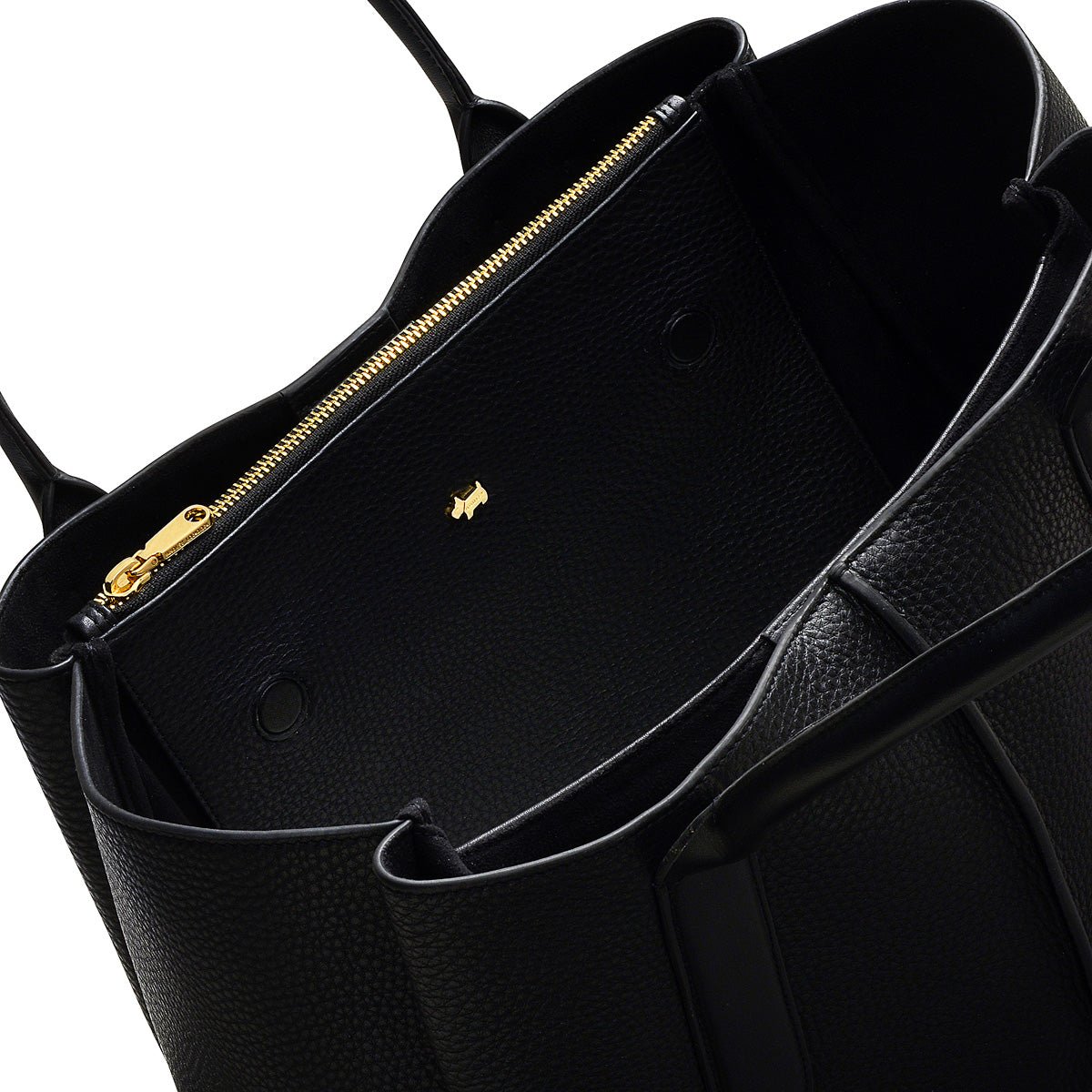 Large Open Top Tote Black - RUTHERFORD & Co