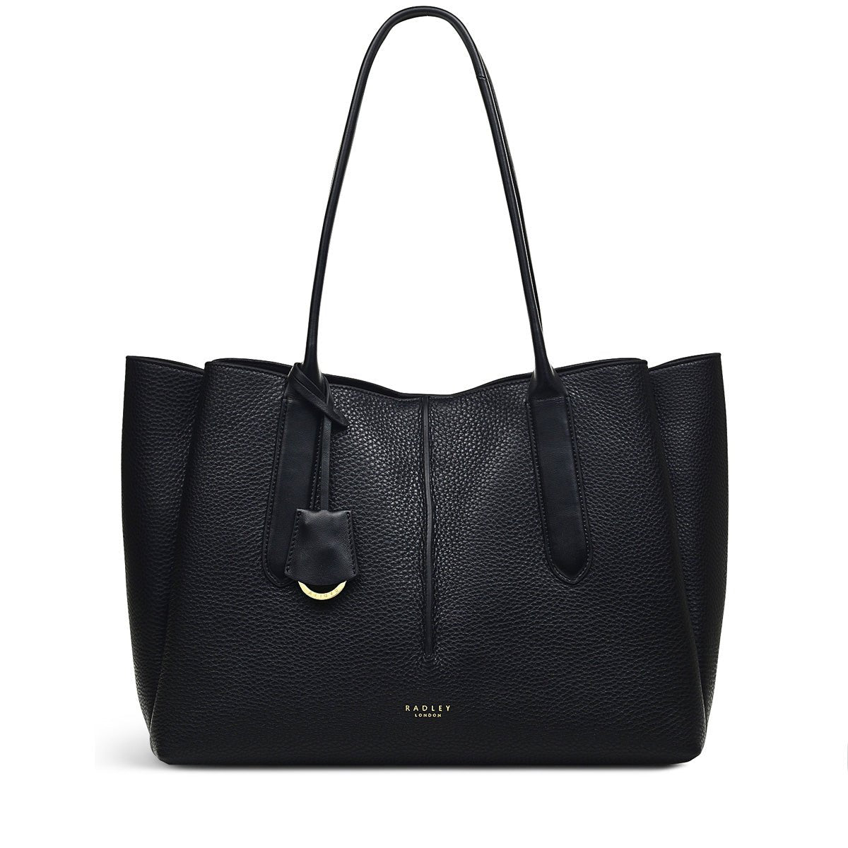Large Open Top Tote Black - RUTHERFORD & Co
