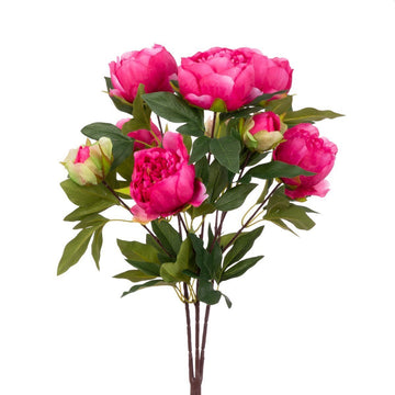 Large Peony Bush 58cm/Dark Pink - RUTHERFORD & Co