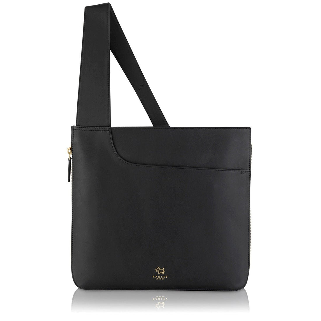 Large Zip Around Crossbody Black - RUTHERFORD & Co