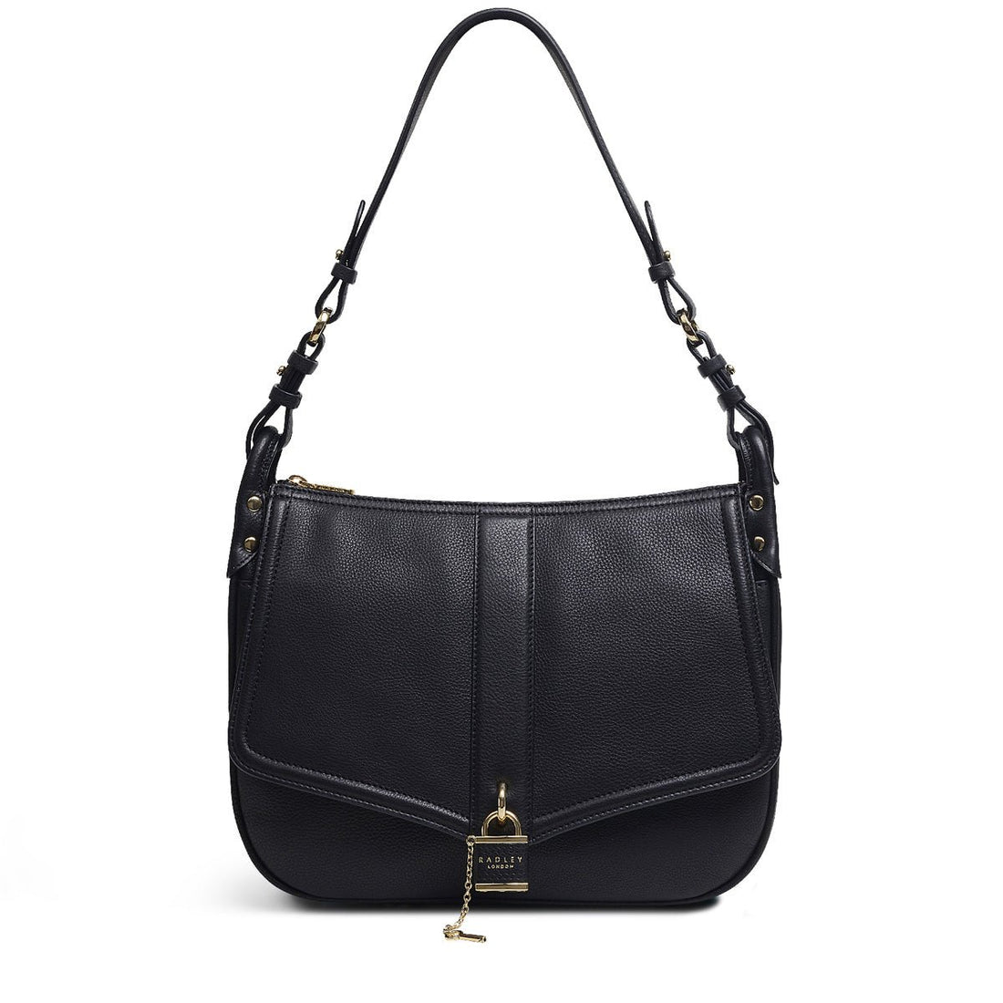 Large Ziptop Shoulder Black - RUTHERFORD & Co