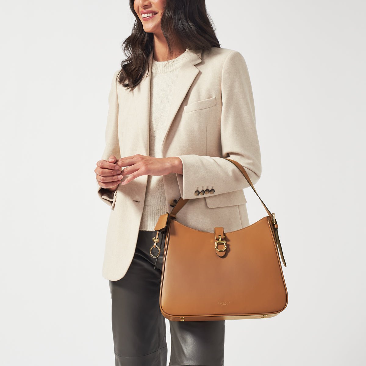 Large Ziptop Shoulder Butterscotch - RUTHERFORD & Co