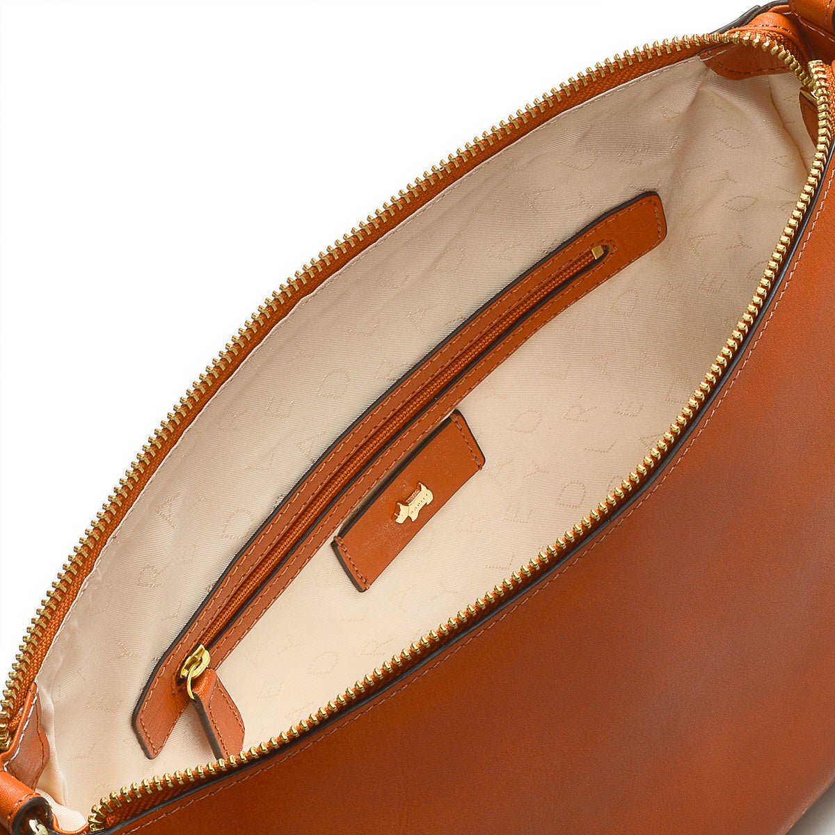Large Ziptop Shoulder Ginger Biscuit - RUTHERFORD & Co
