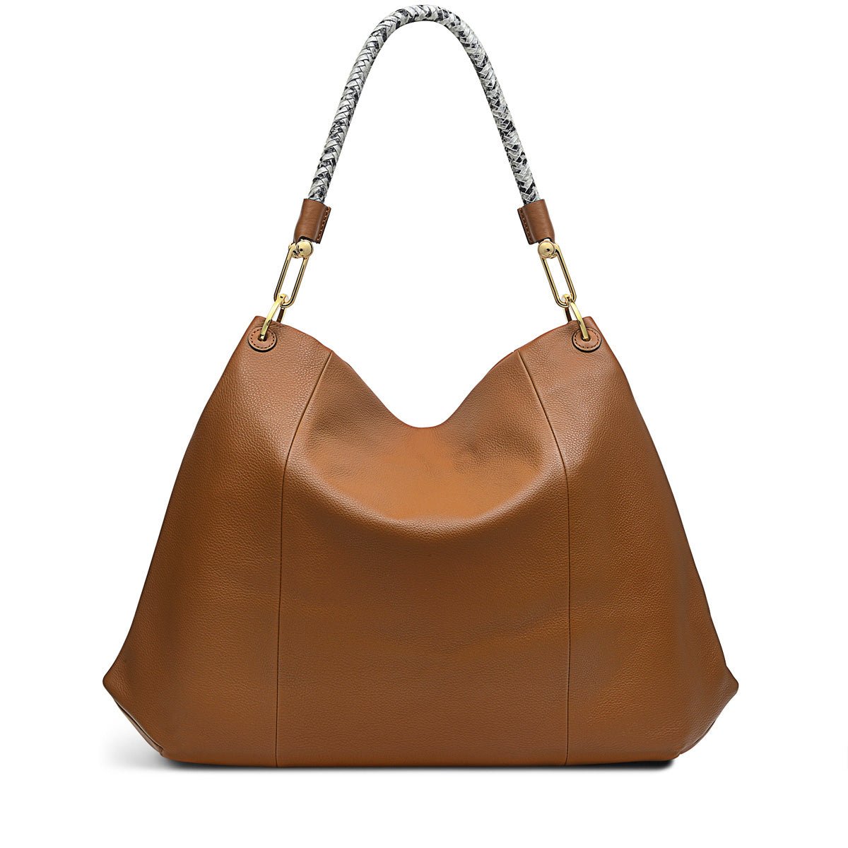 Large Ziptop Shoulder Toffee - RUTHERFORD & Co
