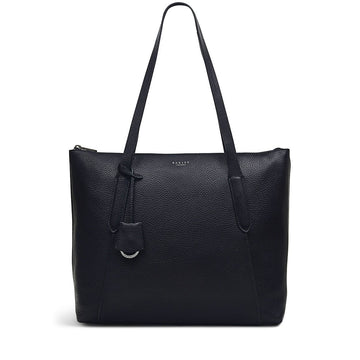 Large Ziptop Tote Black - RUTHERFORD & Co
