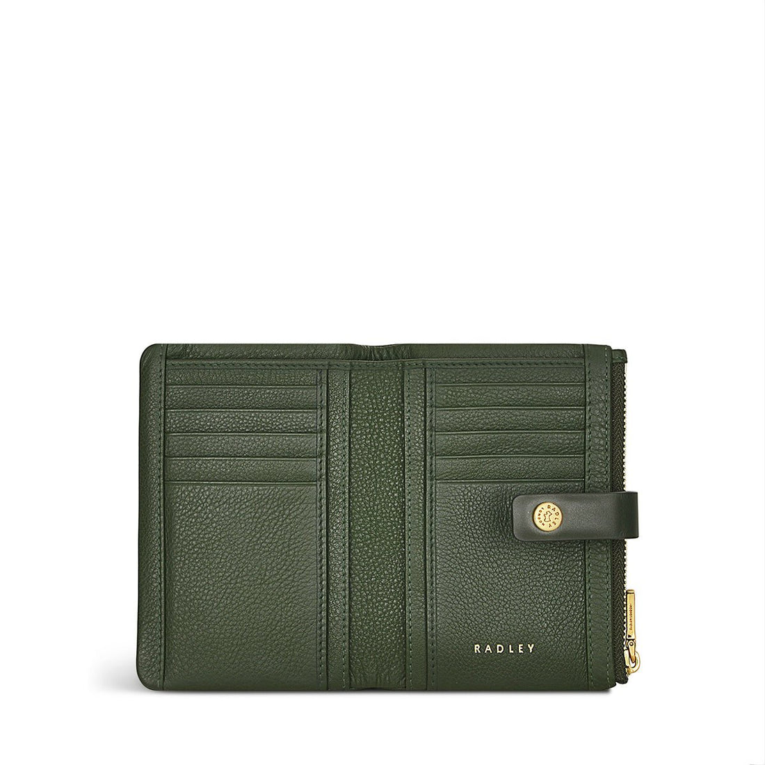 Larkswood 2.0 Racing Green Medium Bifold Purse - RUTHERFORD & Co
