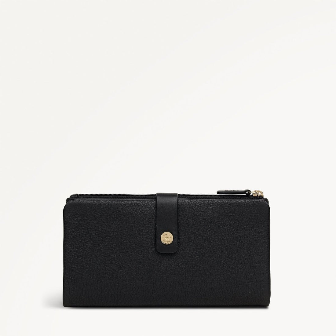 Larkswood Leather Large Bifold Wallet In Black - RUTHERFORD & Co