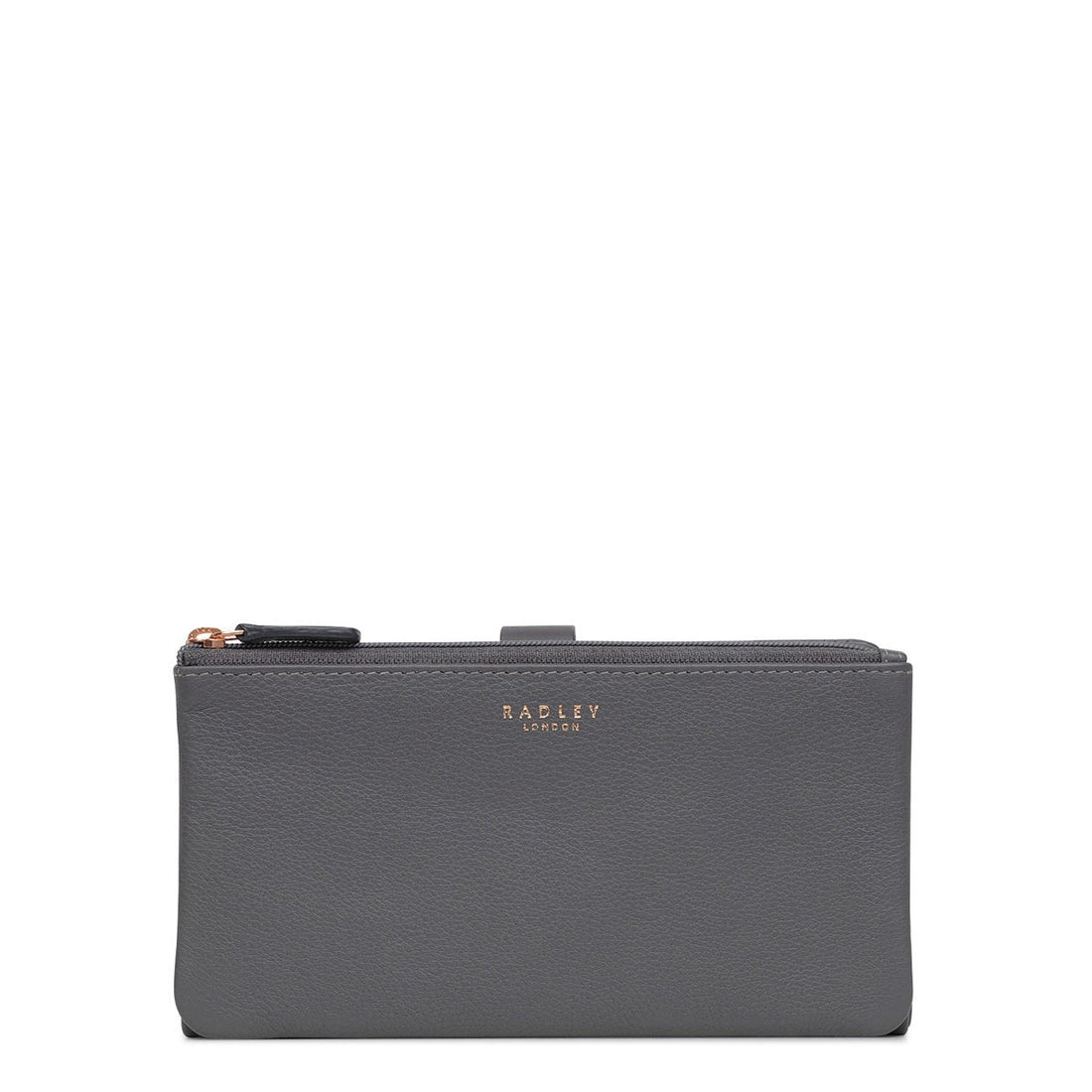 Larkswood Leather Large Bifold Wallet In Charcoal - RUTHERFORD & Co