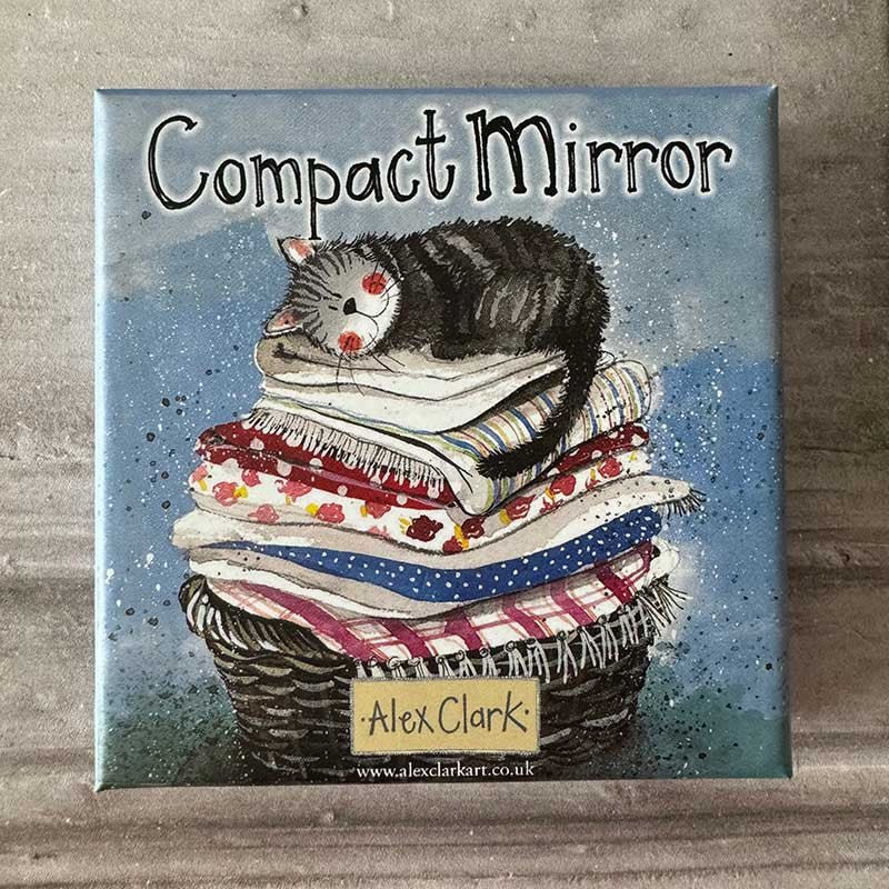 Laundry Basket Compact Mirror - RUTHERFORD & Co