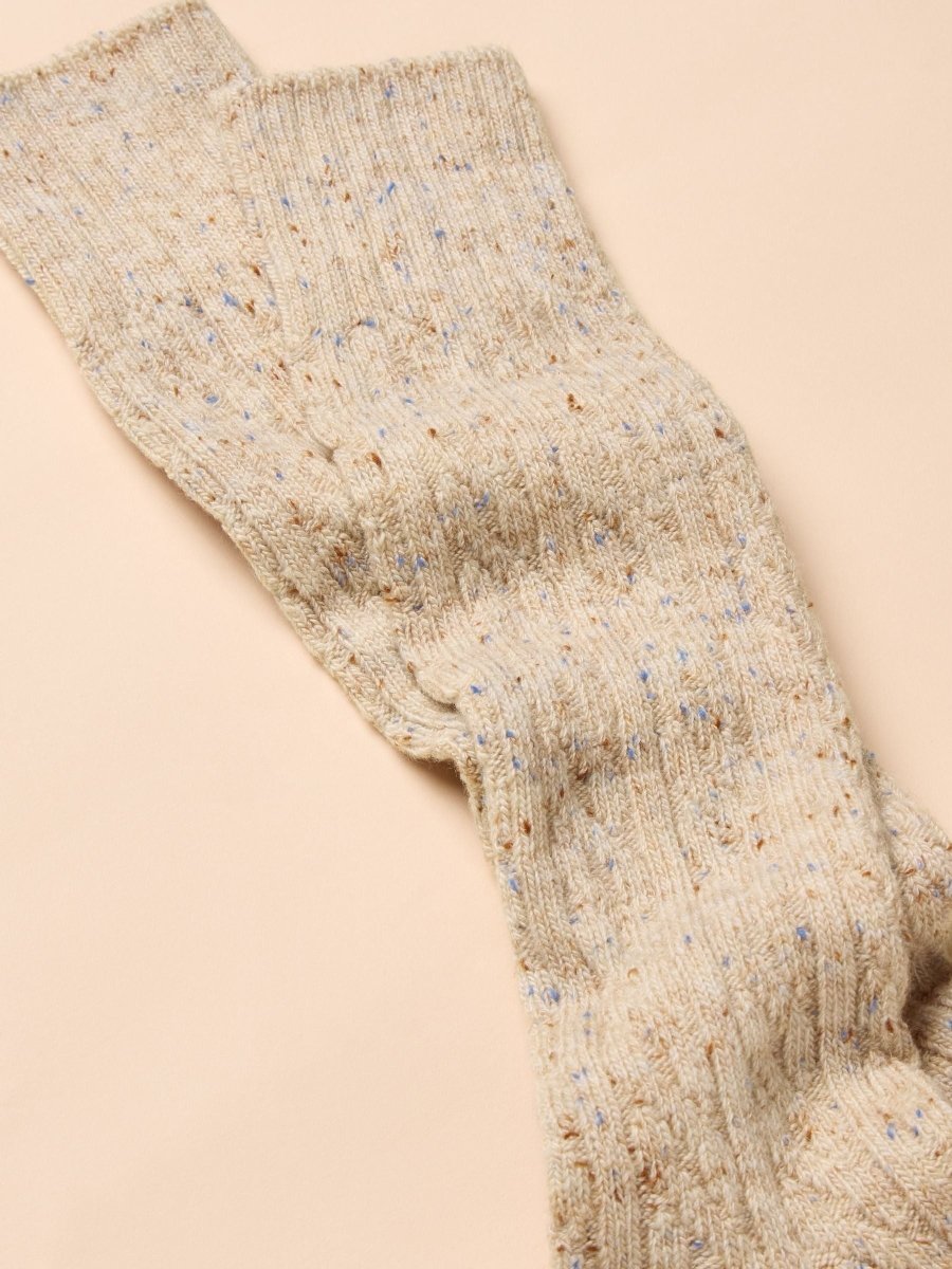 Laurel Neutral Welly Sock - RUTHERFORD & Co