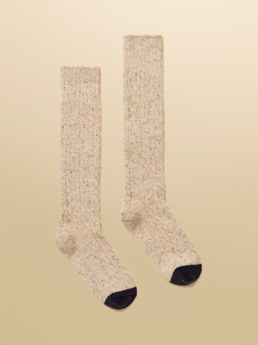 Laurel Neutral Welly Sock - RUTHERFORD & Co
