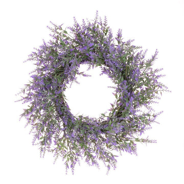 Lavender Wreath 43cm - RUTHERFORD & Co