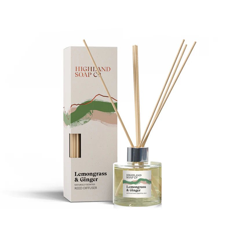 Lemongrass & Ginger Reed Diffuser - 120ml - RUTHERFORD & Co