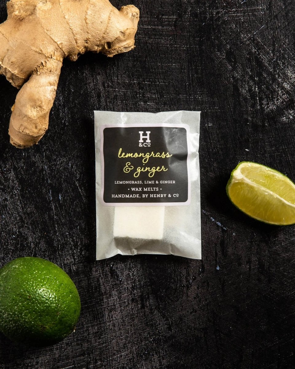 LEMONGRASS & GINGER WAX MELTS - 2 PACK - RUTHERFORD & Co