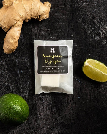 LEMONGRASS & GINGER WAX MELTS - 2 PACK - RUTHERFORD & Co