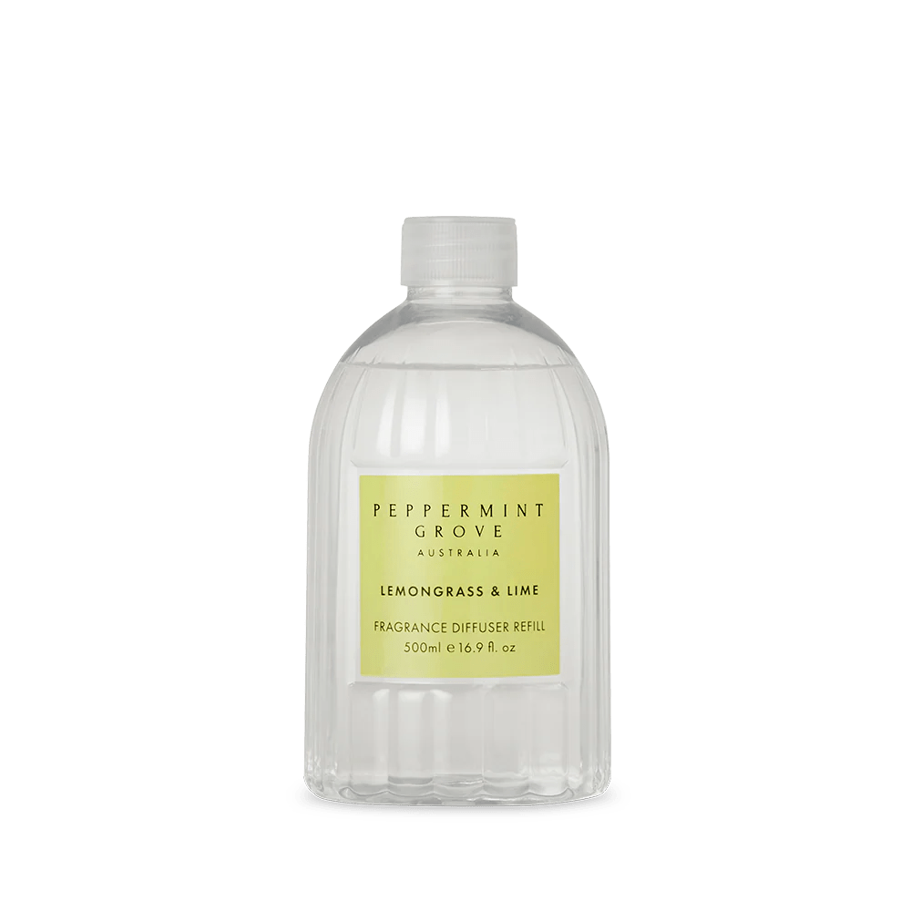 Lemongrass & Lime Diffuser Refill 500ml - RUTHERFORD & Co