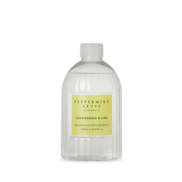 Lemongrass & Lime Diffuser Refill 500ml - RUTHERFORD & Co
