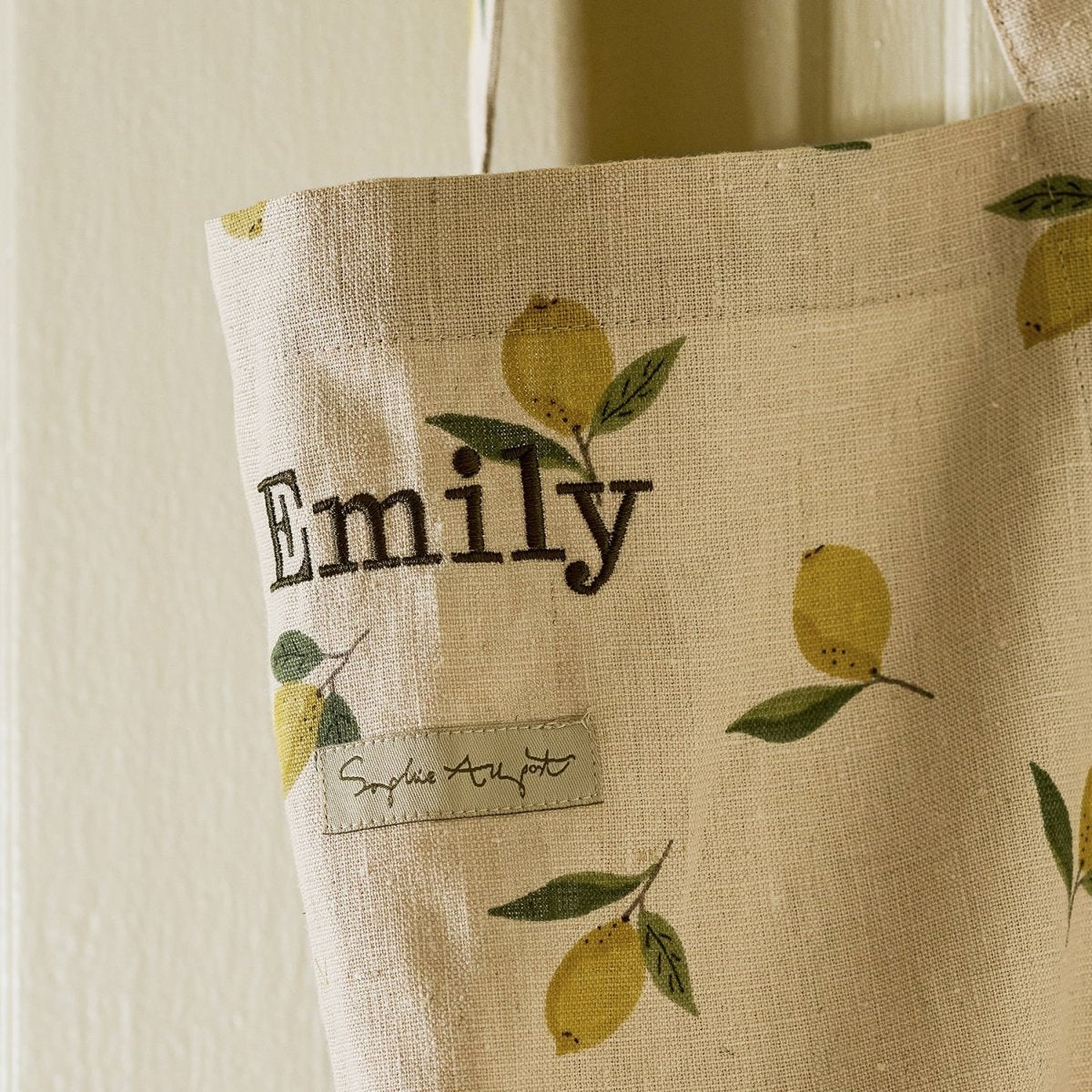 Lemons Linen Apron - RUTHERFORD & Co