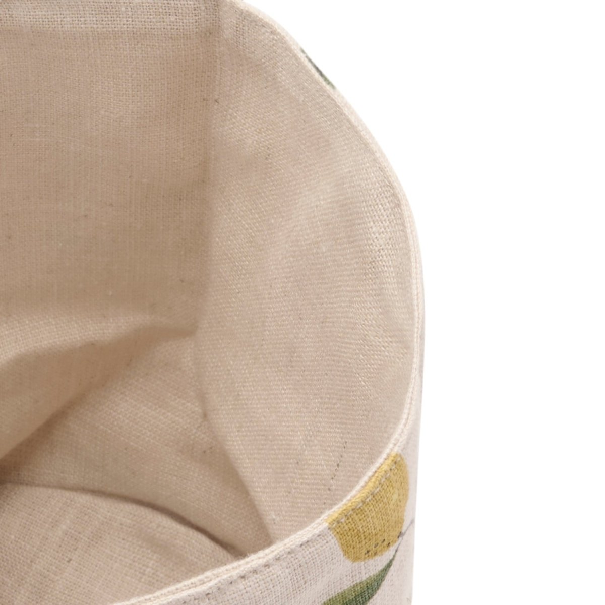 Lemons Linen Bread Baskets (Set of 2) - RUTHERFORD & Co