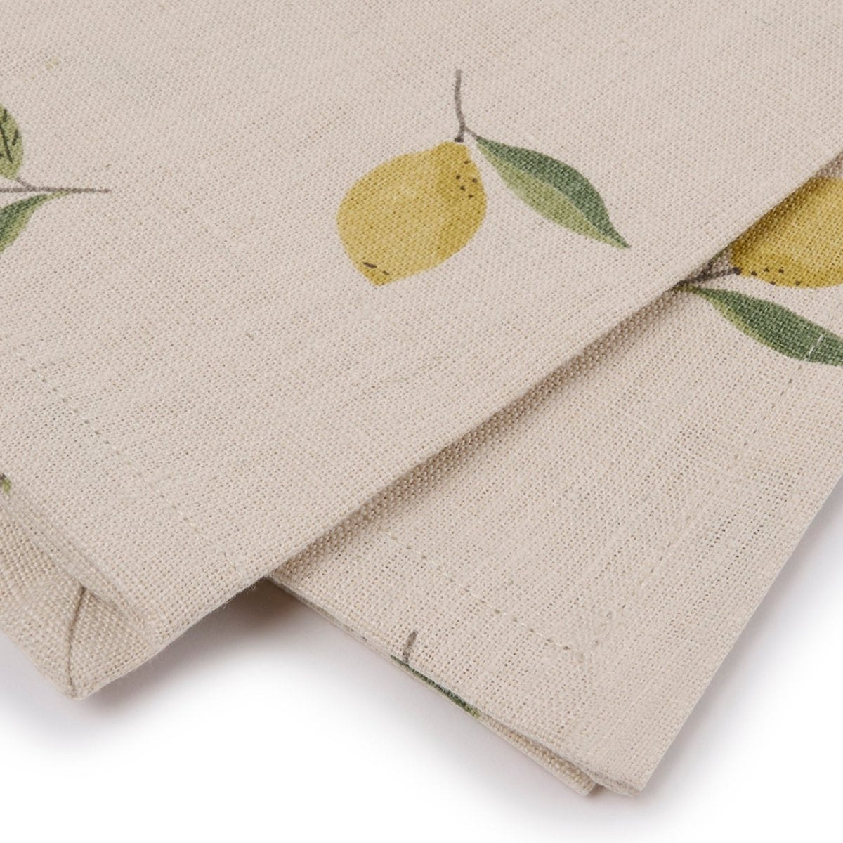Lemons Linen Napkins (Set of 4) - RUTHERFORD & Co