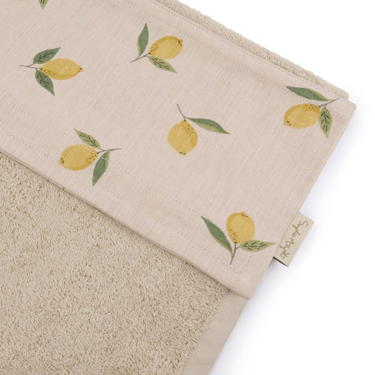 Lemons Linen Roller Hand Towel - RUTHERFORD & Co