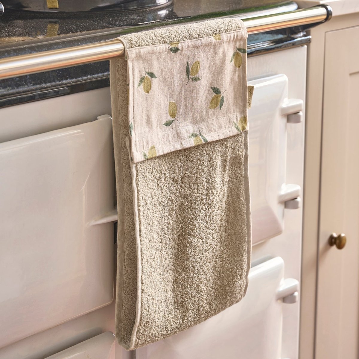 Lemons Linen Roller Hand Towel - RUTHERFORD & Co