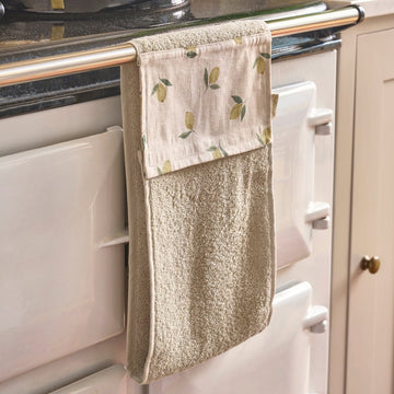 Lemons Linen Roller Hand Towel - RUTHERFORD & Co