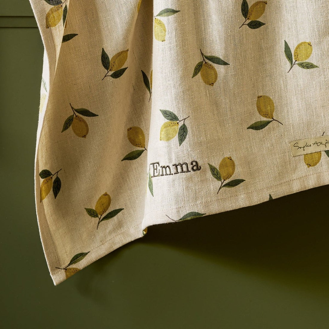 Lemons Linen Tea Towel - RUTHERFORD & Co
