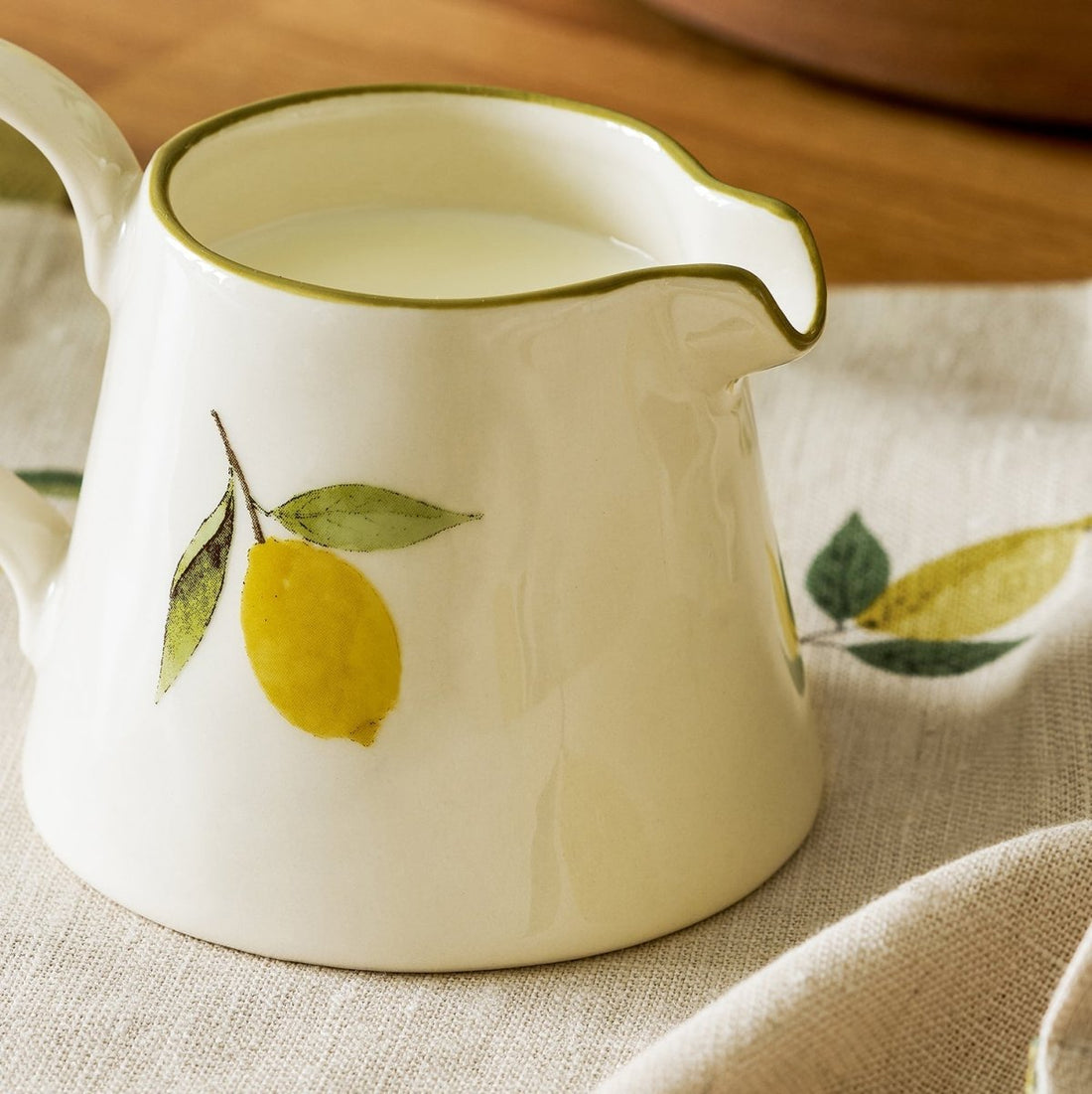 Lemons Mini Stoneware Jug - RUTHERFORD & Co