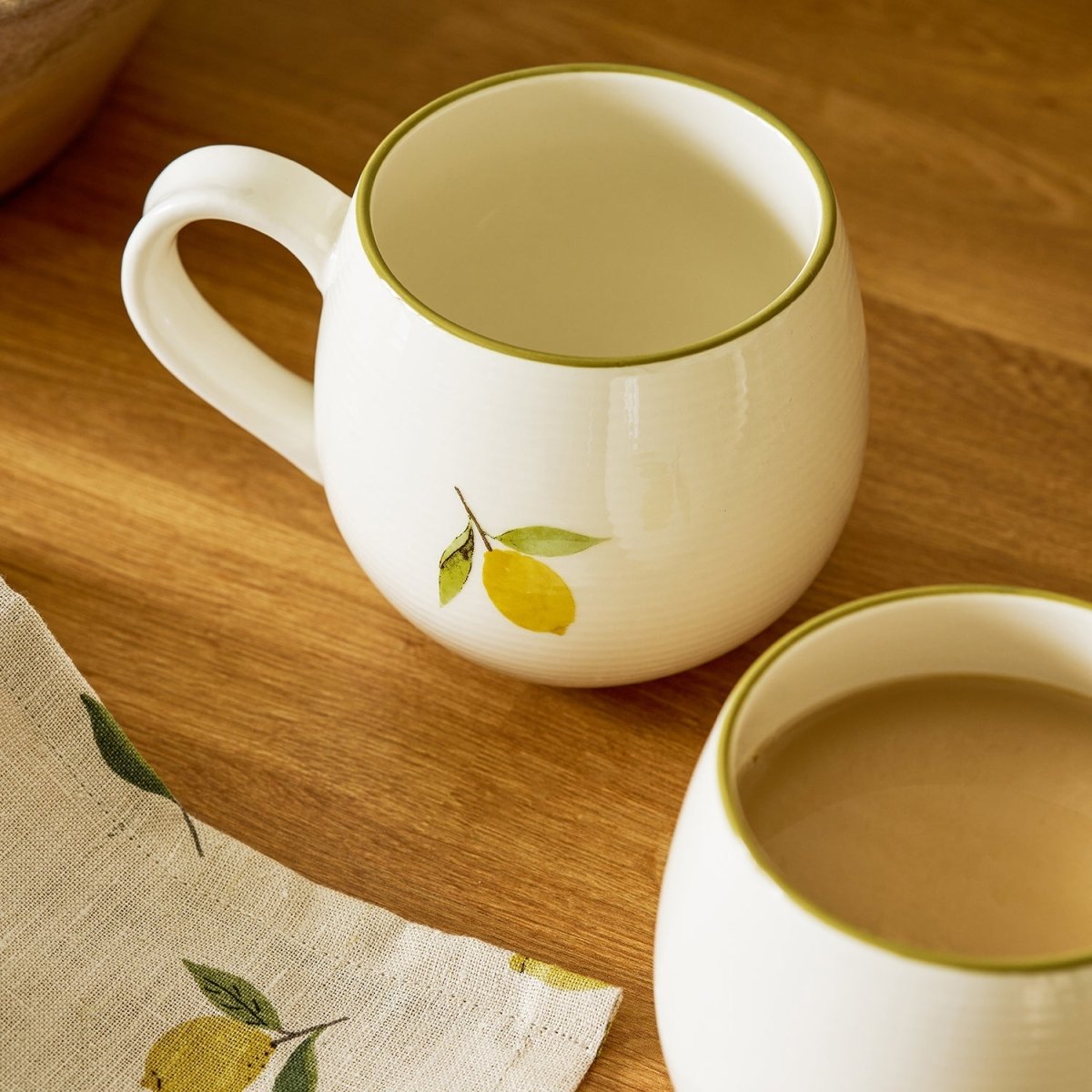 Lemons Stoneware Mug - RUTHERFORD & Co