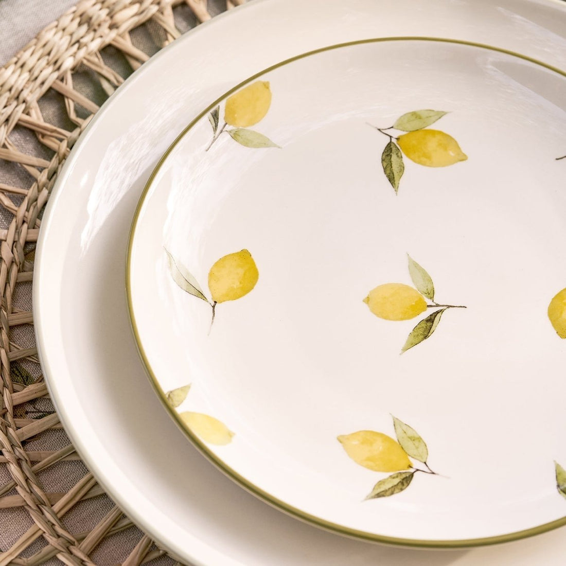 Lemons Stoneware Side Plate - RUTHERFORD & Co