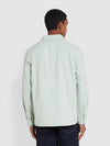 Leon Overshirt In Grove Green - RUTHERFORD & Co