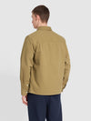 Leon Overshirt In True Khaki - RUTHERFORD & Co