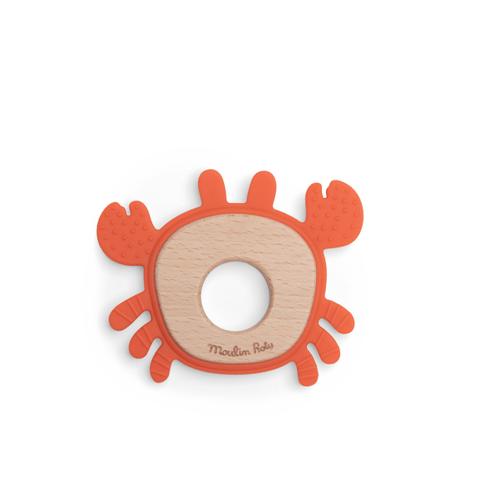 Les Adventures de Paulie - Crab Teething Ring - RUTHERFORD & Co