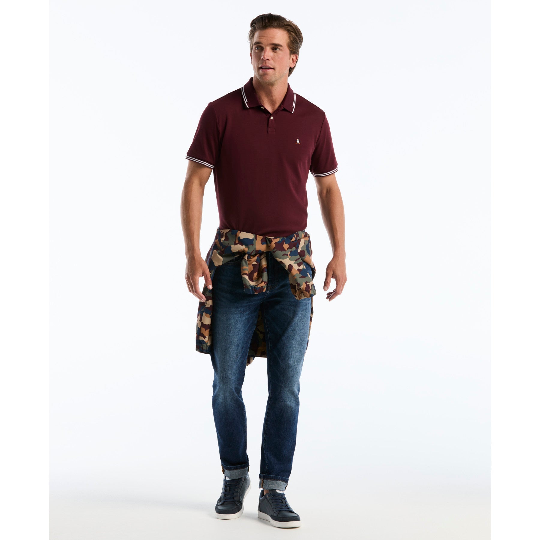 Icons Tipped Polo In Port Royale