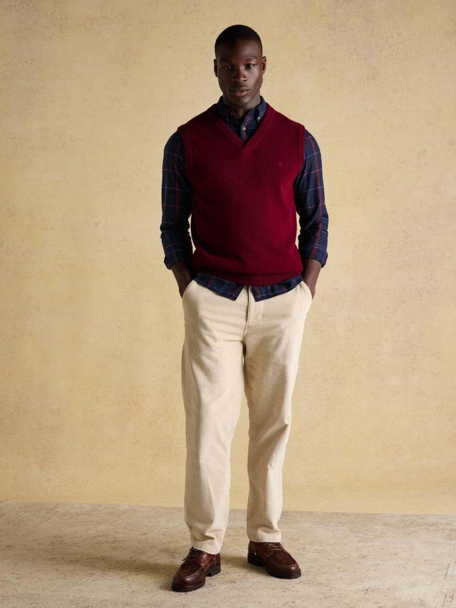 Lightweight Brushed Navy Flannel Cotton Shirt - RUTHERFORD & Co