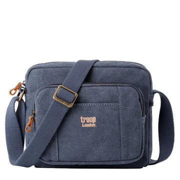 Lightweight Canvas Crossbody Bag | TRP0235 Blue - RUTHERFORD & Co