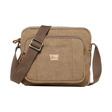 Lightweight Canvas Crossbody Bag | TRP0235 Brown - RUTHERFORD & Co