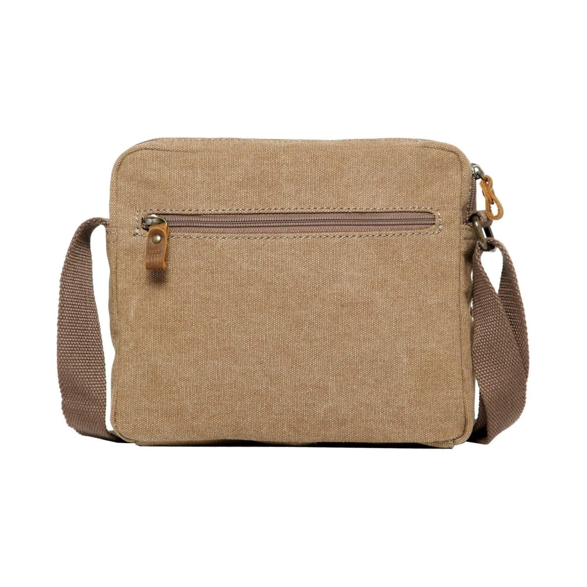 Lightweight Canvas Crossbody Bag | TRP0235 Brown - RUTHERFORD & Co