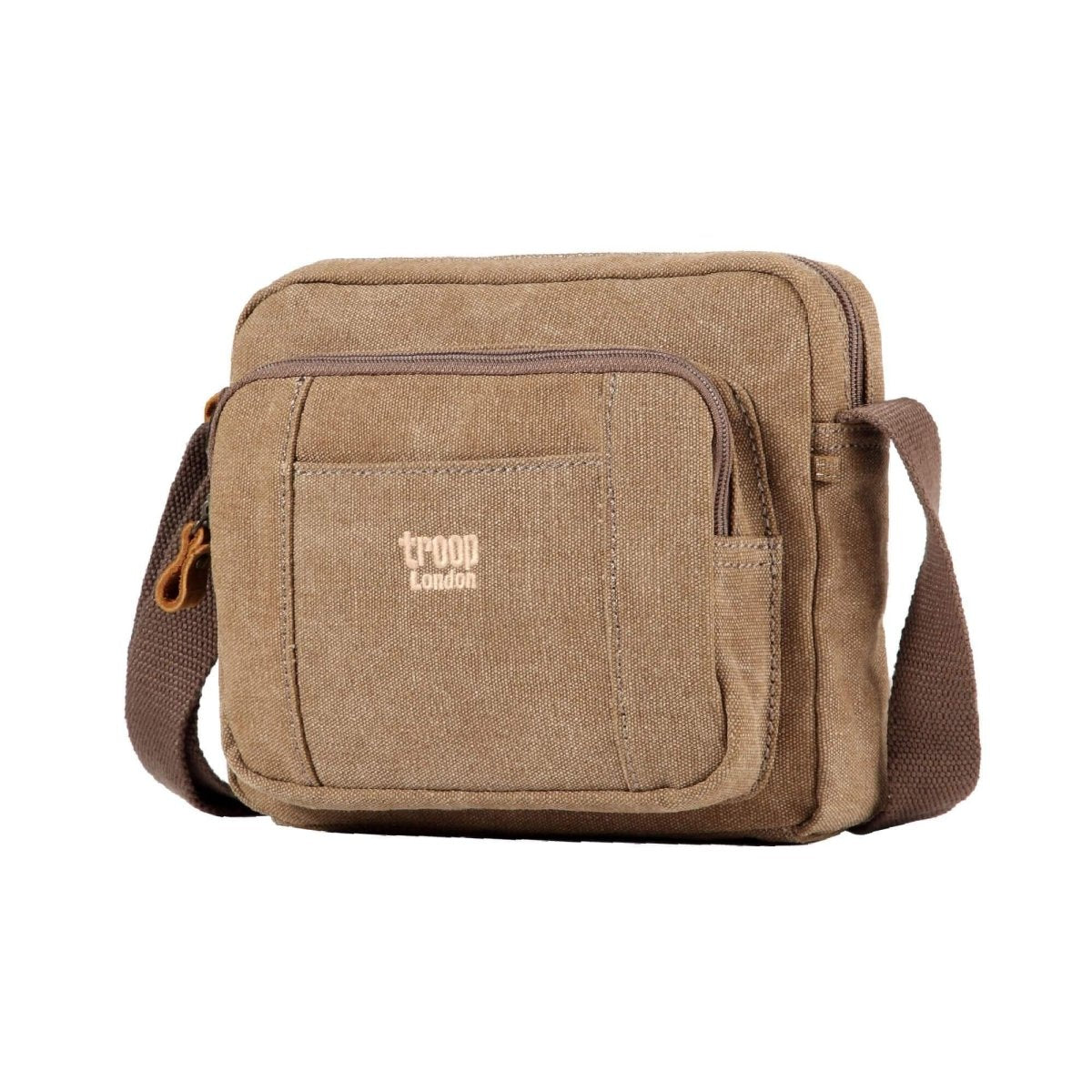 Lightweight Canvas Crossbody Bag | TRP0235 Brown - RUTHERFORD & Co
