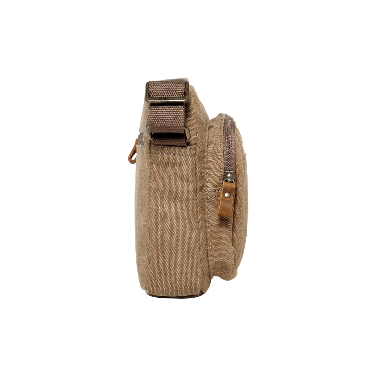 Lightweight Canvas Crossbody Bag | TRP0235 Brown - RUTHERFORD & Co