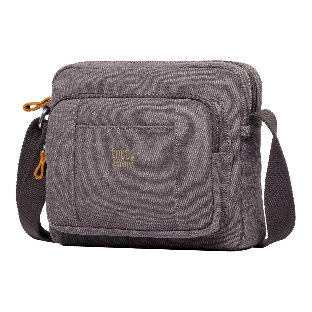 Lightweight Canvas Crossbody Bag | TRP0235 Charcoal - RUTHERFORD & Co