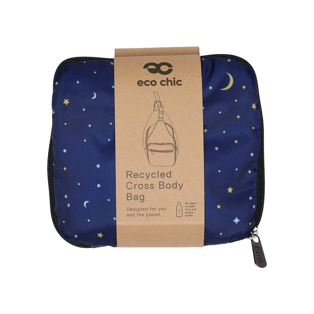 Lightweight Foldable Crossbody Bag Stars and Moons - RUTHERFORD & Co